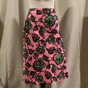 NOTICE pink & green Floral Skirt